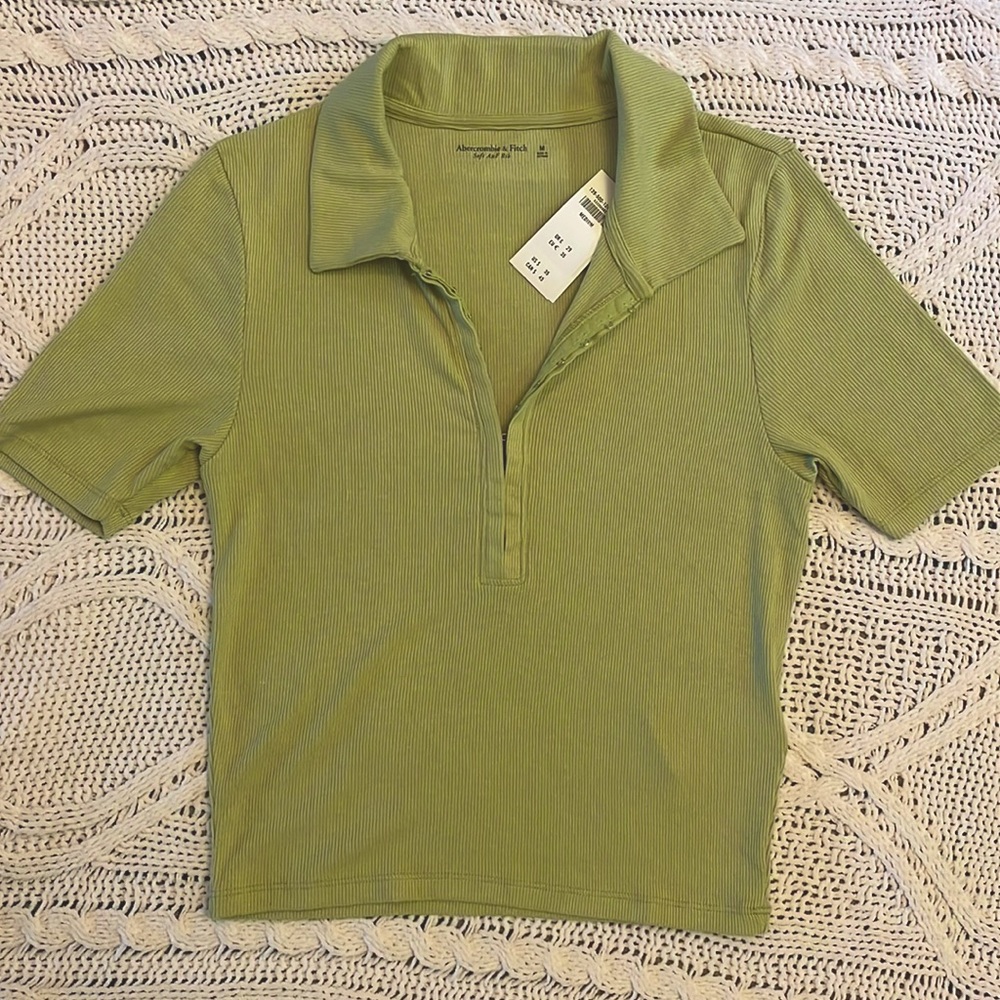 NWT Abercrombie Soft AF Polo